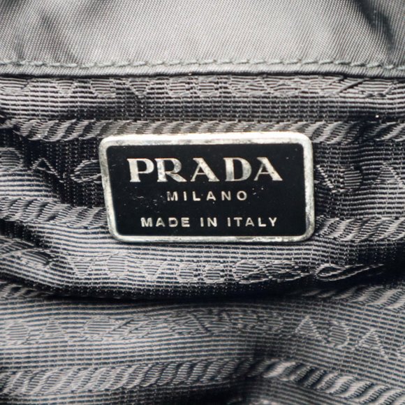 Vintage Prada Mini Backpack Nylon Black - Picture 12 of 13